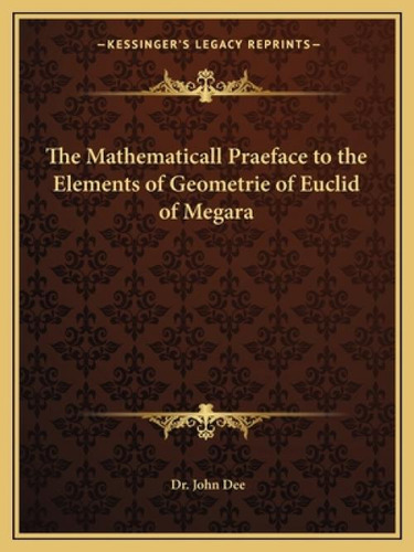 Libro The Mathematicall Praeface To The Elements Of Geome...