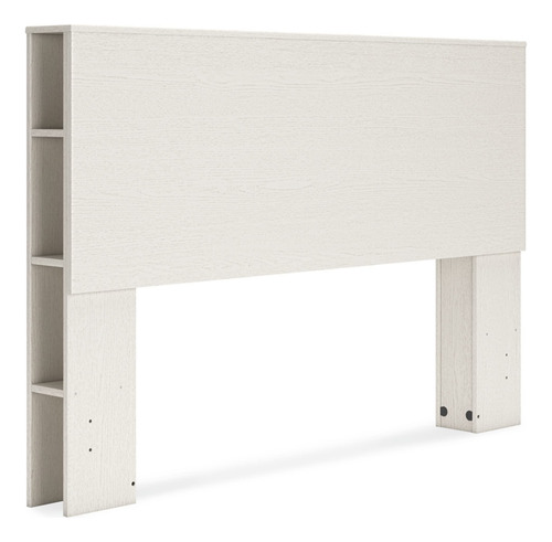 Cabecero Para Biblioteca Tamaño Queen Color Blanco Lavado Blanco
