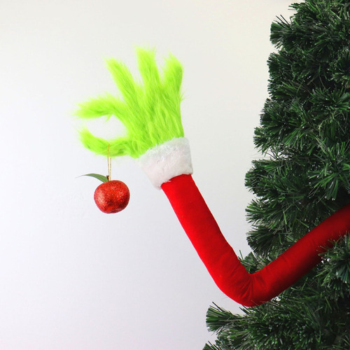 Adorno Para Árbol De Navidad Con Brazo De Muñeca Grinch