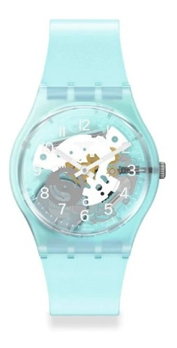 Reloj Mujer Swatch Gl125 Morning Sky /relojería Violeta