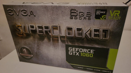 Placa De Vídeo Evga Nvidia Geforce Gtx 1060 6gb Sc Gaming