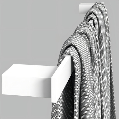 Porta Toalhas Para Banho Master Branco 60cm