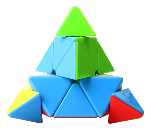 Imagen 3 de 5 de Cubo Mágico Piramide 3x3x3 Moyu