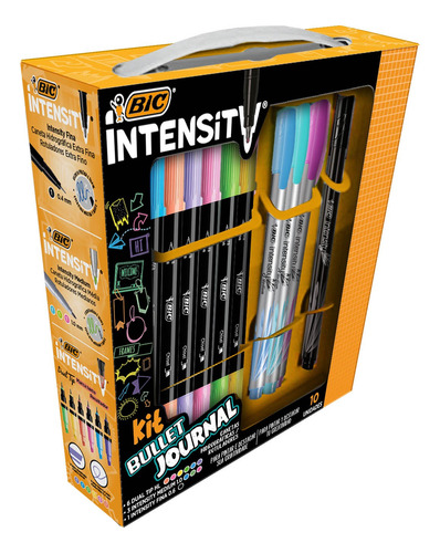 Marcadores Bic Bullet Journal Intensidad - Kit 10 Piezas