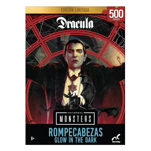 Rompecabezas Monsters Vampiro Fosforescente Brilla De Noche