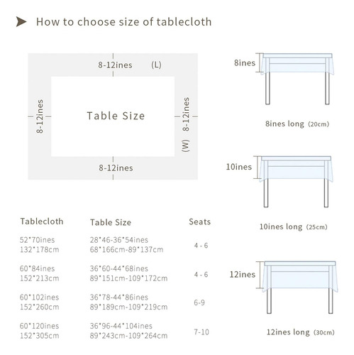 Mantel Retro Con Volantes De Algodón Lavable Para Mesa Recta