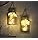 Luces Pared Masón Control Remoto Dormitorio Rústico Led Deco