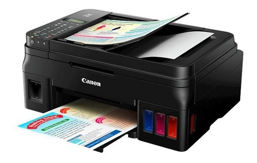 Impresora A Color Canon Pixma G4110 Con Wifi Negra 100v/240v Color Negro