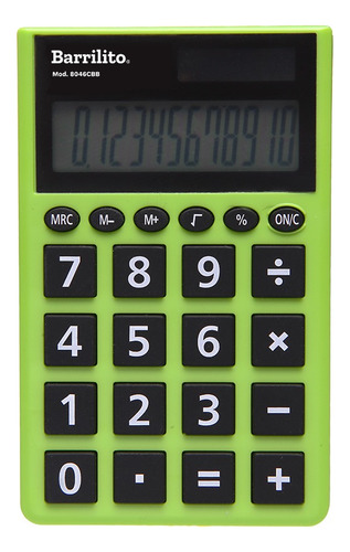 Calculadora De Bolsillo Barrilito 8046cbb De 12 Digitos