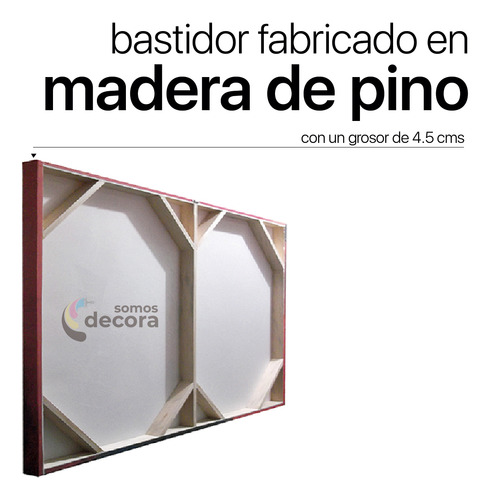 Cuadro Canvas Premium Mickey Y Minnie Mouse Artistico 90x60