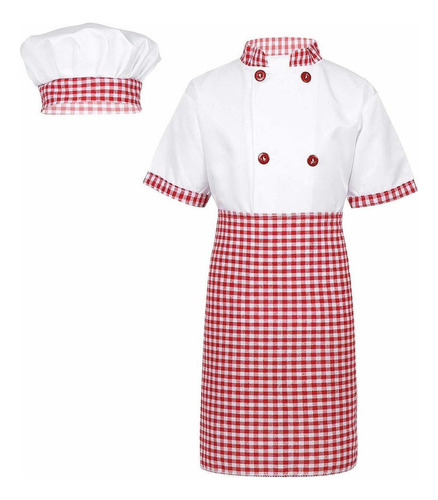 Iefiel Unisex Boys Girls 'pieces Chief Kitchen Cooking Outfi