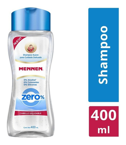 Shampoo Suave Mennen Zero Cabello Saludable De 400ml