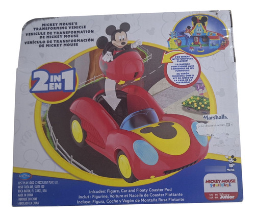 Disney T-rex Ave 4850 Vehículo Duo Mickey Mouse Rojo