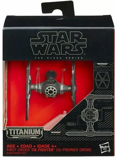 Star Wars First Order Tie Fighter Black Series Titanium No13