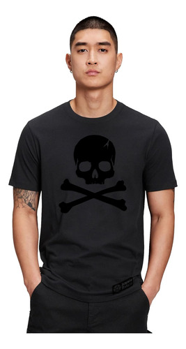 Playera Craneo Textura Skull Deportiva Tipo Killstar 