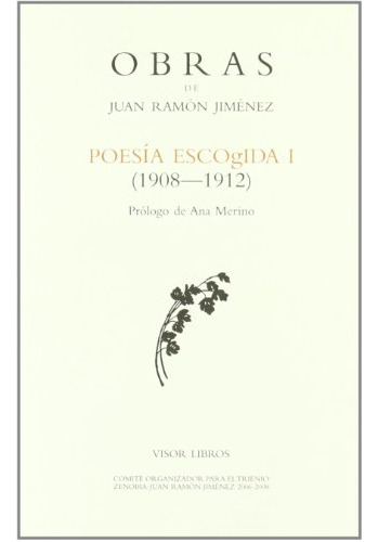 Libro O.c. Juan Ramon Jimenez Poesia Escogida I De Varios