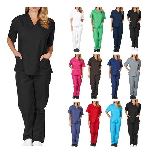 Nurse's Costume With Cuello In Vy Pantalones For Women