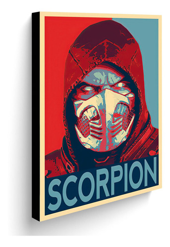 Cuadro Decorativo 50x30 Cms Scorpion