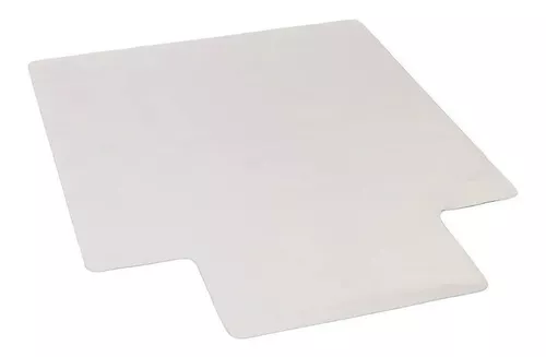 Protector Placa Bajo Escritorio Piso Alfombra Pvc 90x1,20mt