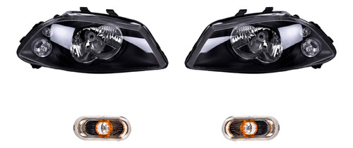 2 Faros Y 2 Cuartos Depo Cordoba P/ Seat 2003 - 2009