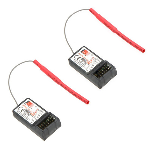 Flysky Fs-r6b - Receptor Para Flysky (2 Unidades, 2.4 Ghz, 6