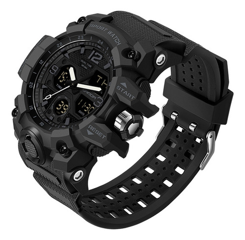 Reloj Militar Para Hombre Sanda Shock 6030, Resistente Al Ag