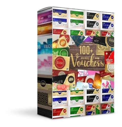 Kit De 100 Vouchers Editables Imprimibles Vectorizados
