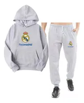 Comprar Conjunto Jogging Gris Algodón Real Madrid Todos Los Equipos
