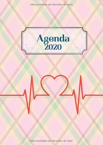 Libro: Agenda 2020: Tema Enfermera Medicina Agenda Mensual Y