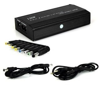 Cargador Notebook 220v Y Encendedor Auto 12v 24v 120w Usb 5v
