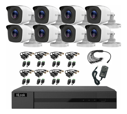 Kit Seguridad Hikvision Dvr 16ch Fullhd 2mp +8 Camaras 1080p