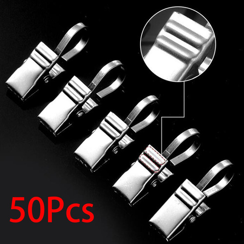 Clips De Gancho De Cortina De Ventana De 50 Piezas Para