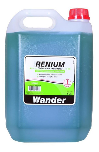Refrigerante Verde Wander X 5lts X 4u
