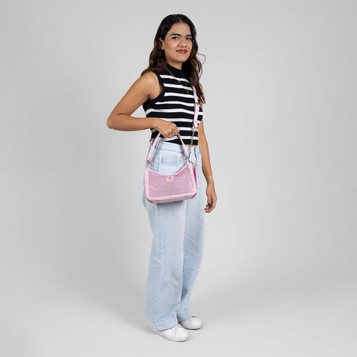 Bolso Baguette Barbie By Gorett Majo Rosa Dama Juvenil