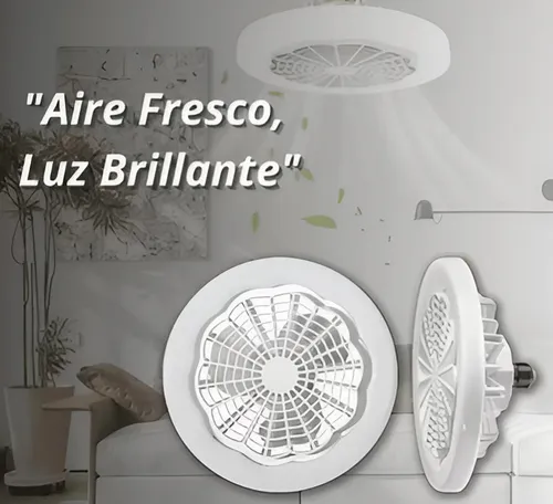 Luces Led Con Ventilador Enchufe Silencioso De 30 W Color
