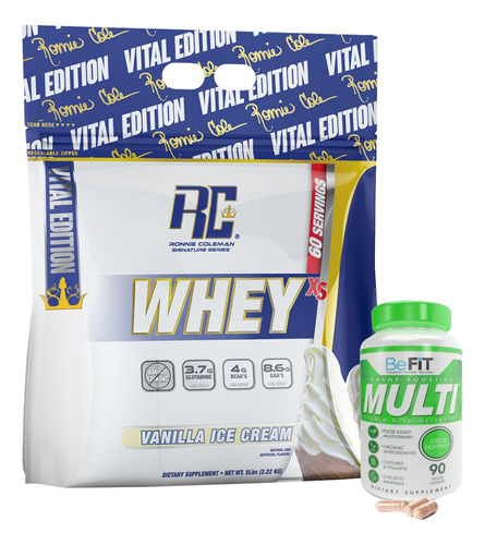 Pack Proteína Wheyxs 5lb Ronnie Coleman + Multivitamínico