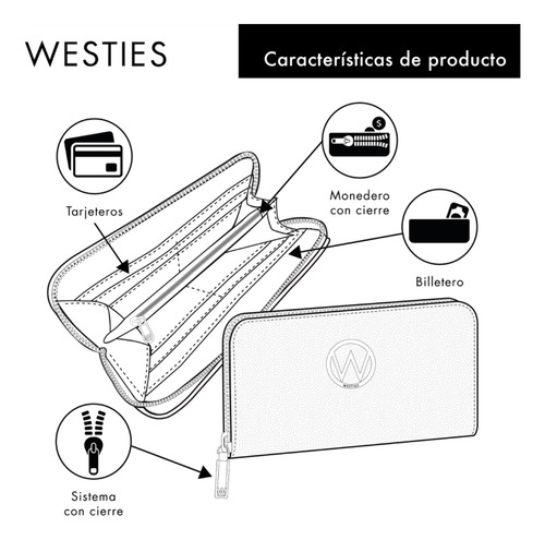 Cartera Para Mujer Westies Natural Hbimanol33we
