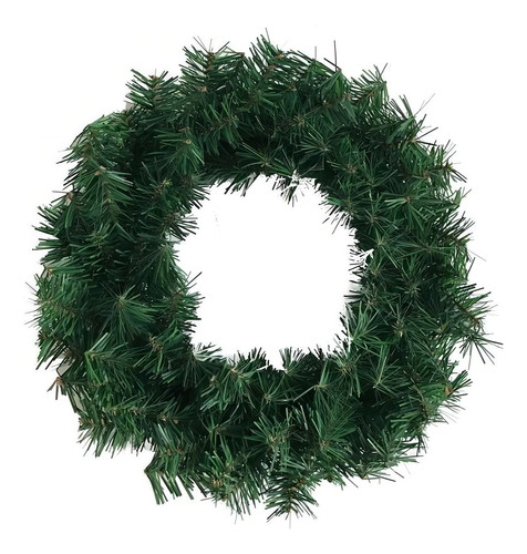 Corona decorada, 25 cm, placa Noel, champán y Papá Noel
