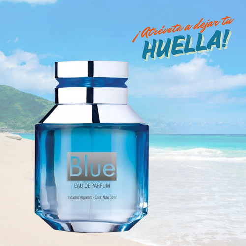 Perfume Blue Eau De Parfum Masculino Aromatica Fougere 50ml