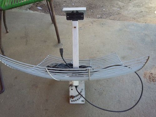 Antena Wireless De Grade Usb 20dbi Com Cabo De 10 Metros (Usado)