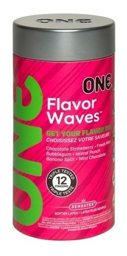Condones De Sabores One Flavor Waves 48 Piezas