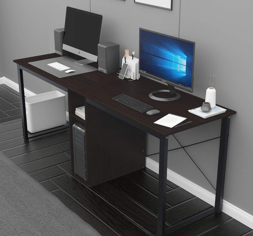 Escritorio De Computadora Moderno Y Sencillo Con Mesa Doble