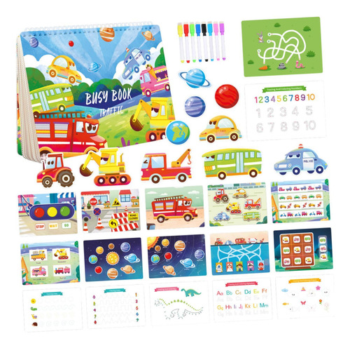 Libro Para Niños Libros Para Colorear Tema De Tráfico