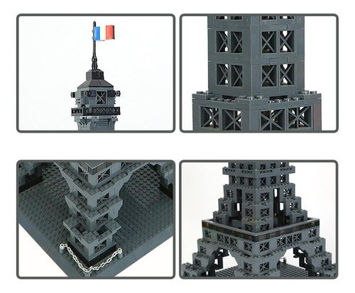 Set De Construcción De La Torre Eiffel De París (978 Piezas)