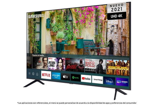 Imagen 3 de 12 de Smart Tv 43'' Samsung Au7000 4k Uhd Led 2021