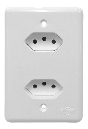 Kit 5 Tomadas Dupla Ilumi Stylus 20a Completa 4x2 (20121
