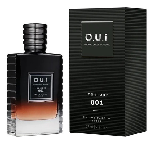 Perfume Masculino Oui Paris Iconique 001 Eau De Parfum 75ml