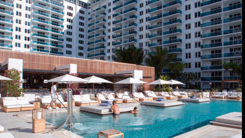 Departamento Alquiler Miami S.beach 2 Amb/ Playa Y Cochera