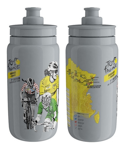Botella Caramanhola Bike Elite Fly Tour de France Fem de 550 ml