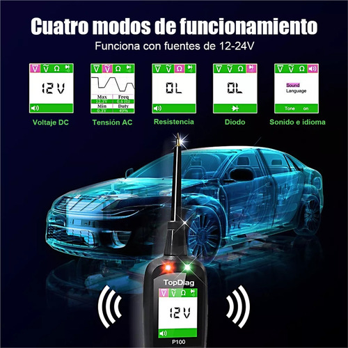 Probador De Circuito Sonda De Potencia Diagnostic Automotive
